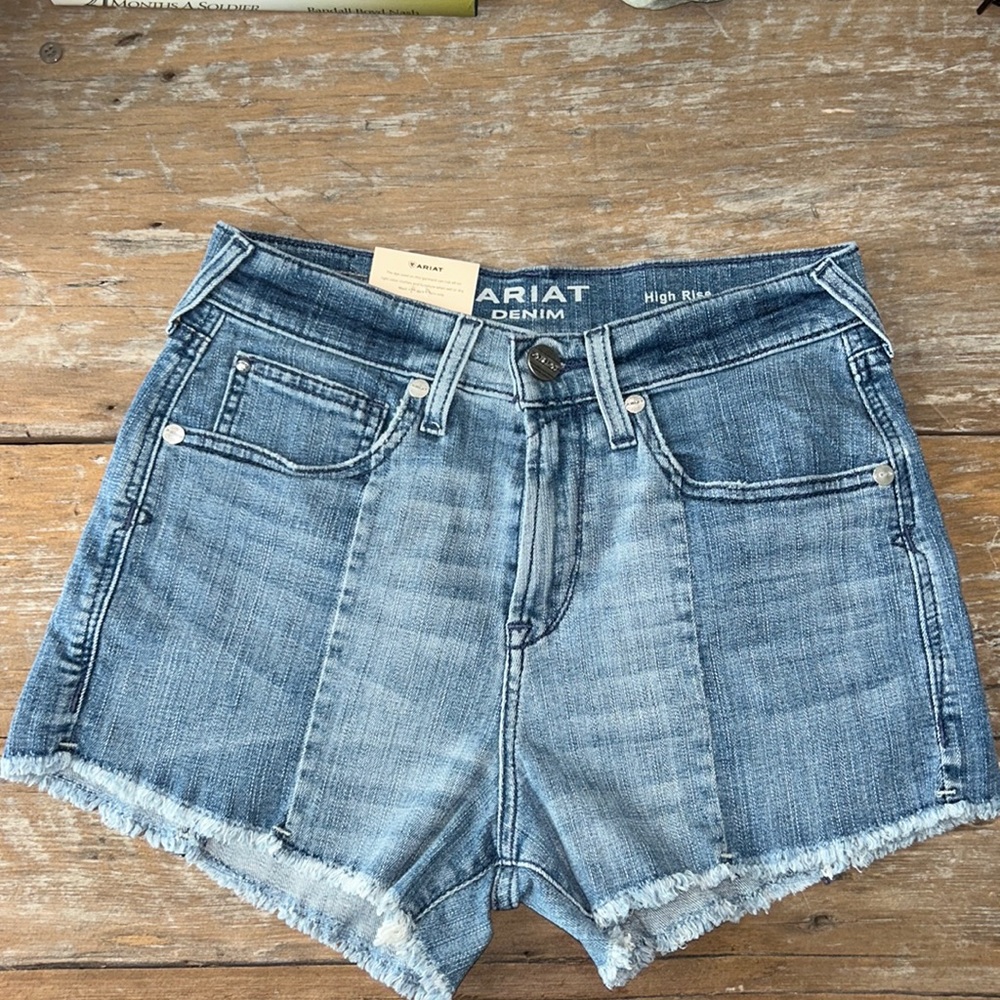 Women’s Ariat high rise boyfriend jean shorts